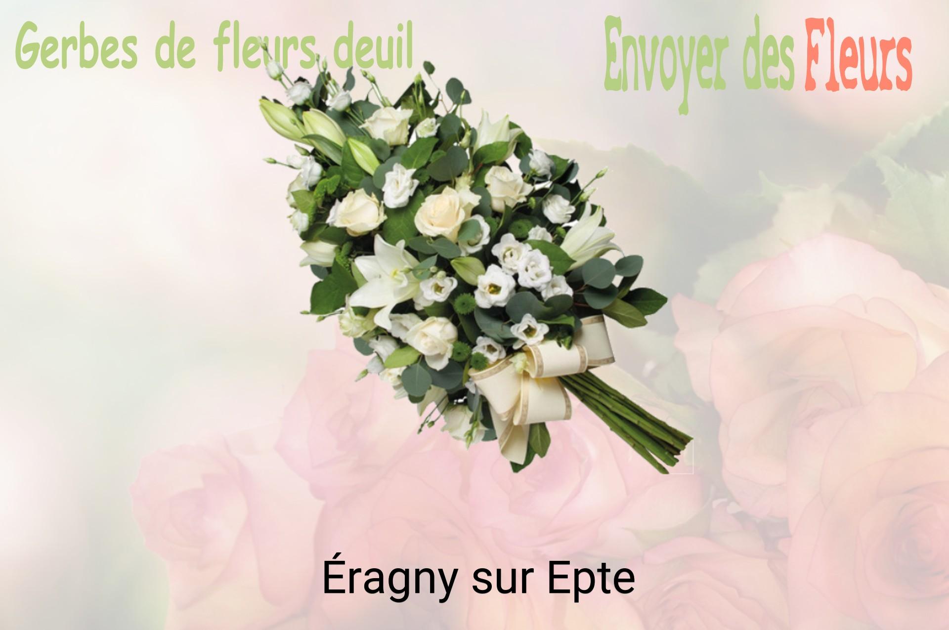 Gerbe de fleurs de deuil livrée à Éragny-sur-Epte